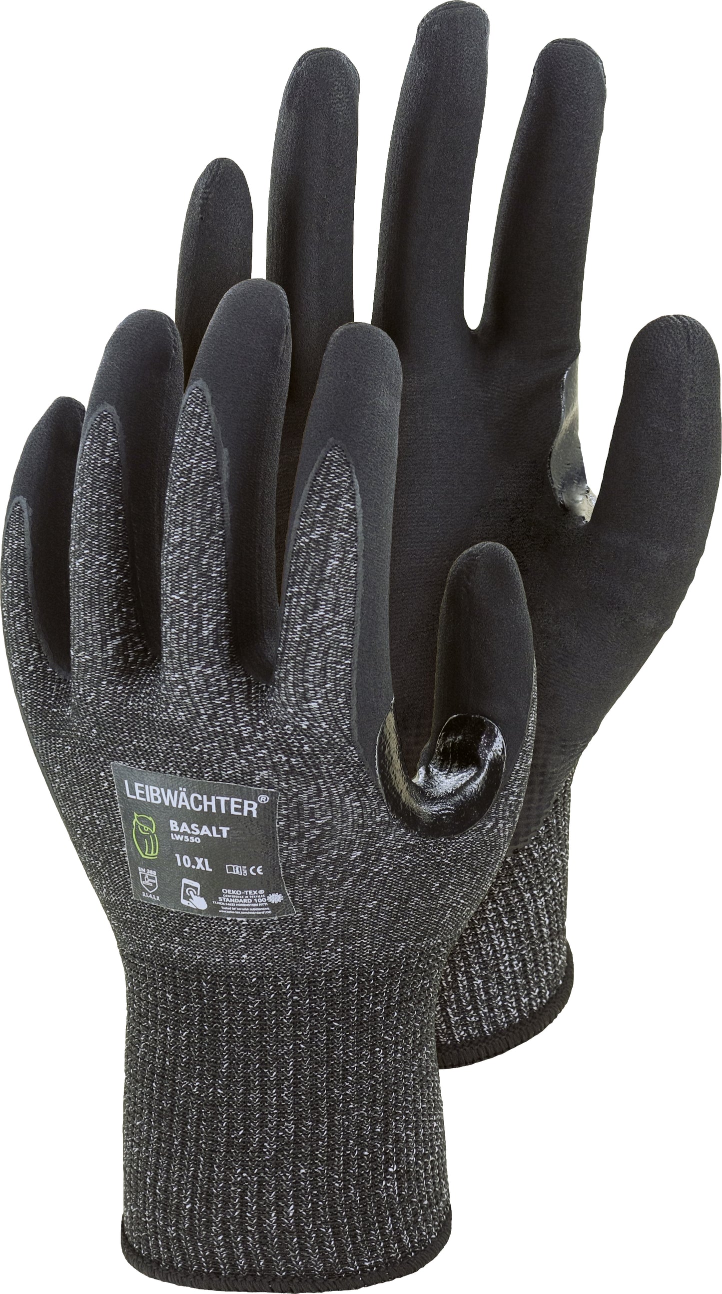 Arbeitshandschuh Leibwächter Basalt